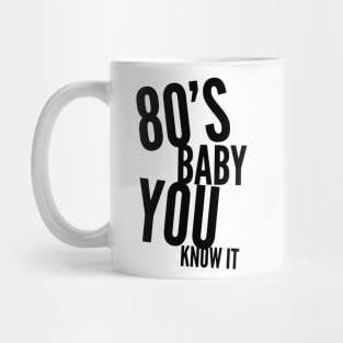 1980's Rockin' Gifts 80's baby stickers and tee shirts. Mug